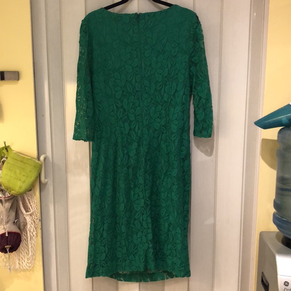 Beautiful green lace overlay Planet brand dress - Picture 3 of 8